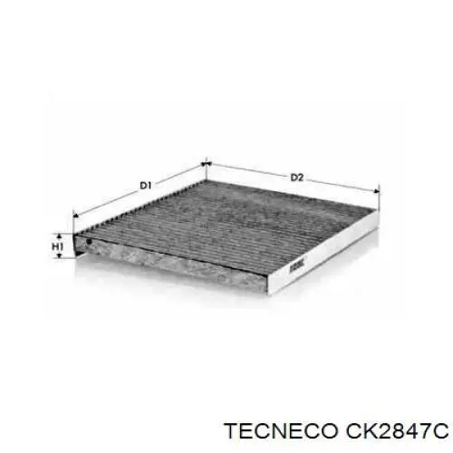 Фильтр салона CK2847C Tecneco