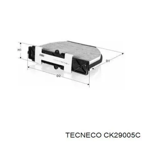 CK29005C Tecneco фильтр салона