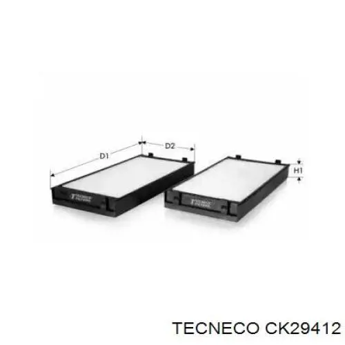 Фильтр салона CK29412 Tecneco