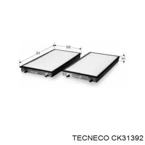 Фильтр салона CK31392 Tecneco