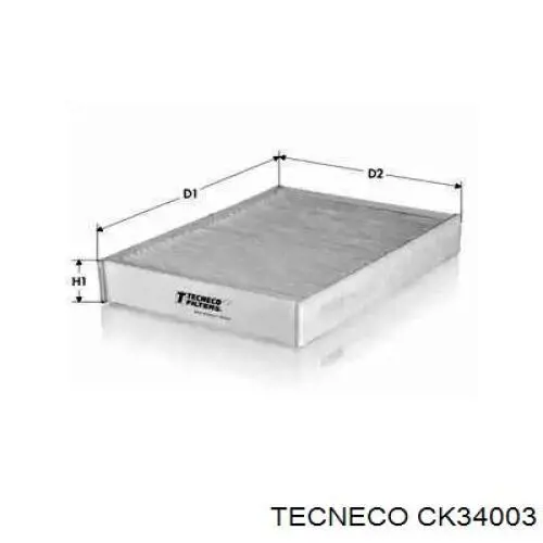 CK34003 Tecneco filtro de salão