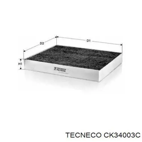 CK34003C Tecneco filtro de salão