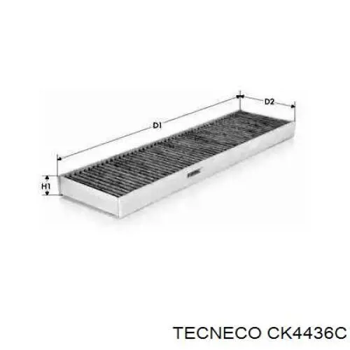 Фильтр салона CK4436C Tecneco