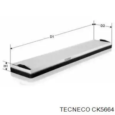 Фильтр салона CK5664 Tecneco