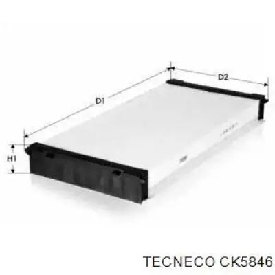 Фильтр салона CK5846 Tecneco