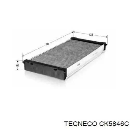 Фильтр салона CK5846C Tecneco