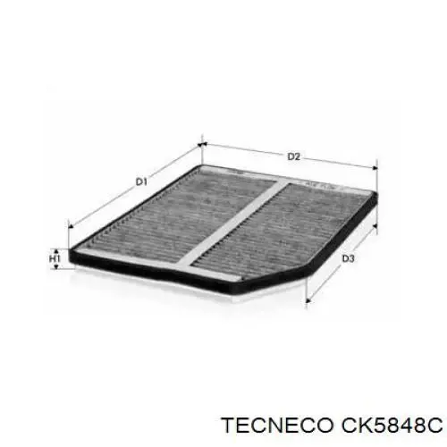 Фильтр салона CK5848C Tecneco