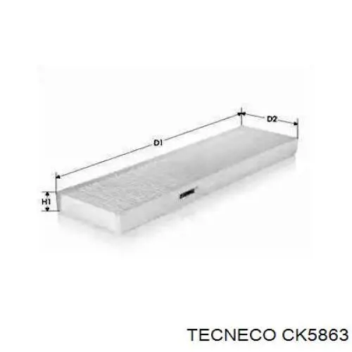 CK5863 Tecneco фильтр салона