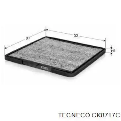 Фильтр салона CK8717C Tecneco