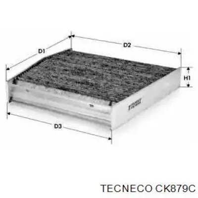 Фильтр салона CK879C Tecneco