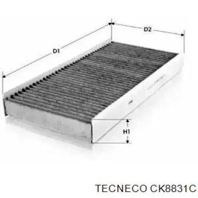 Фильтр салона CK8831C Tecneco