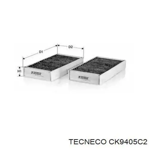 Фильтр салона CK9405C2 Tecneco