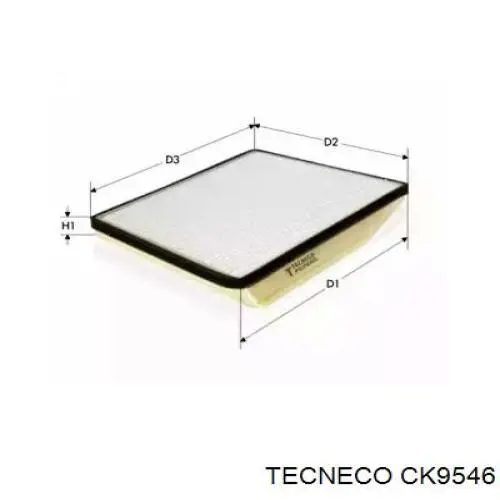 Фильтр салона CK9546 Tecneco