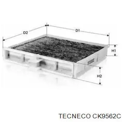 Фильтр салона CK9562C Tecneco