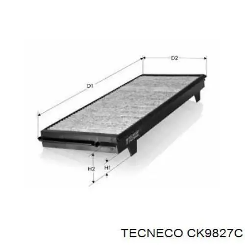 Фильтр салона CK9827C Tecneco