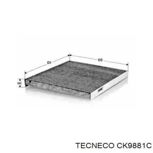 Фильтр салона CK9881C Tecneco