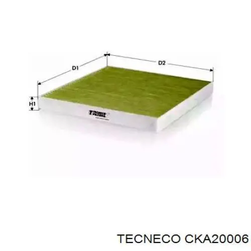 Фильтр салона CKA20006 Tecneco