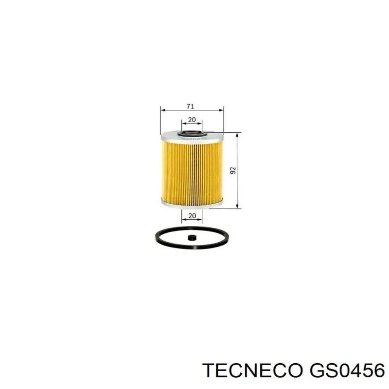 GS0456 Tecneco Фильтр топлива
