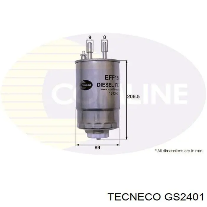 Фільтр паливний GS2401 Tecneco