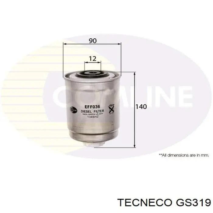 Filtro combustible GS319 Tecneco