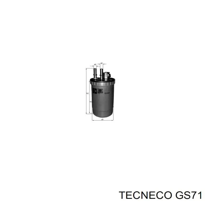 Фильтр тонкой очистки топлива Tecneco GS71 цена, от 9.06 USD