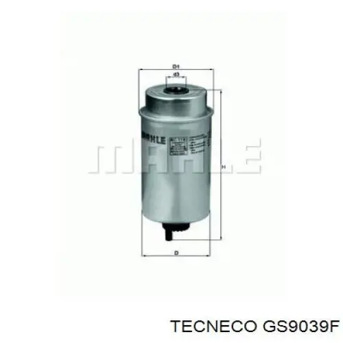 GS9039F Tecneco топливный фильтр