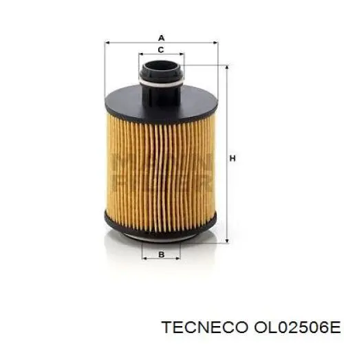 Масляный фильтр OL02506E Tecneco