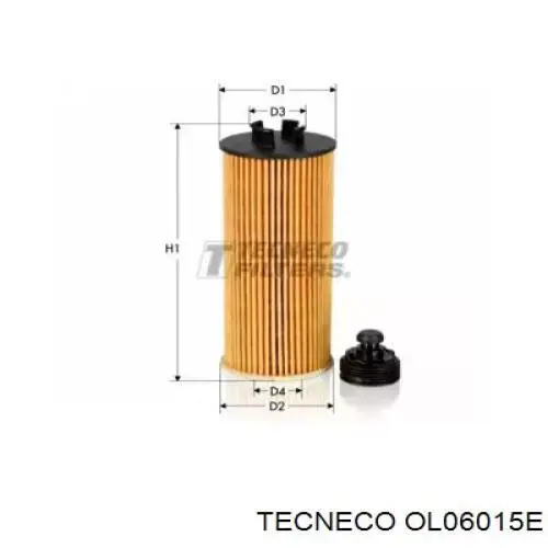 OL06015E Tecneco filtro de óleo