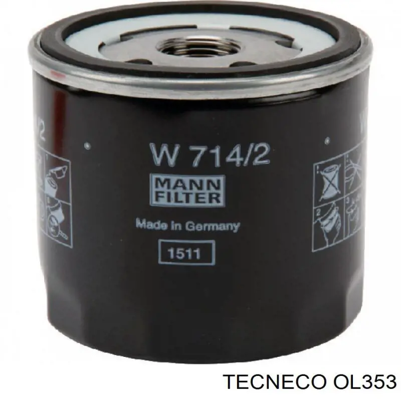Фильтр масла Tecneco OL353