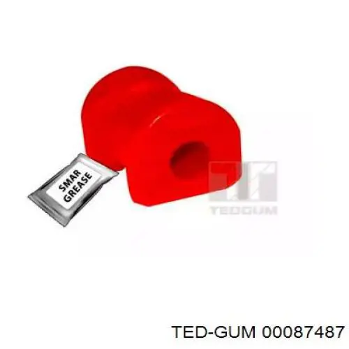 Втулка переднего стабилизатора 00087487 Ted-gum