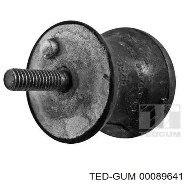 00089641 Ted-gum подушка трансмиссии (опора коробки передач)