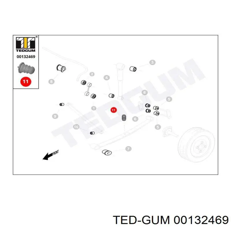 00132469 Ted-gum 