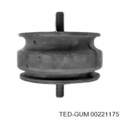 00221175 Ted-gum coxim (suporte esquerdo/direito de motor)
