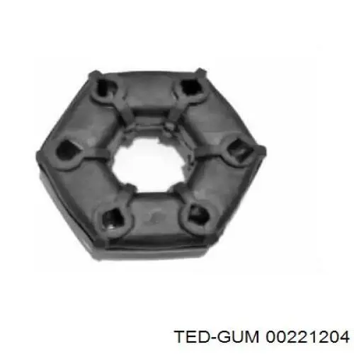 00221204 Ted-gum муфта кардана эластичная передняя
