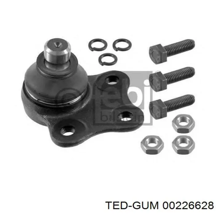 Сайлентблок переднего рычага 00226628 Ted-gum