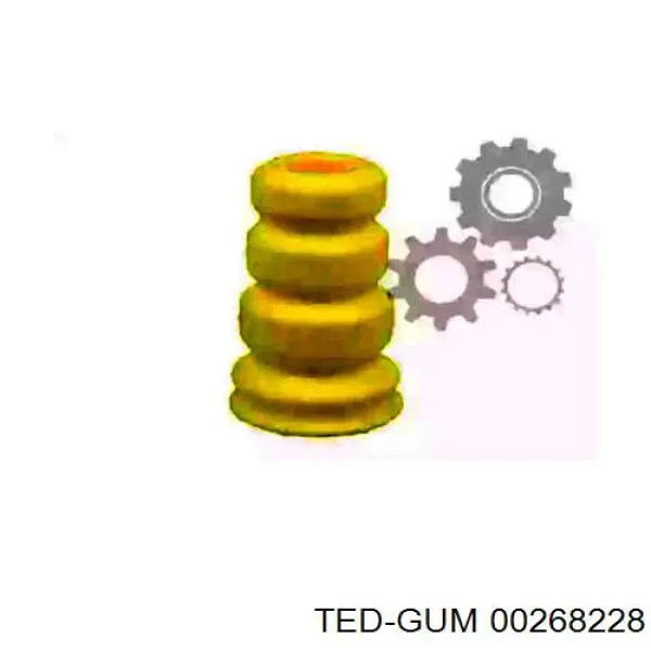 Буфер (отбойник) амортизатора переднего 00268228 Ted-gum