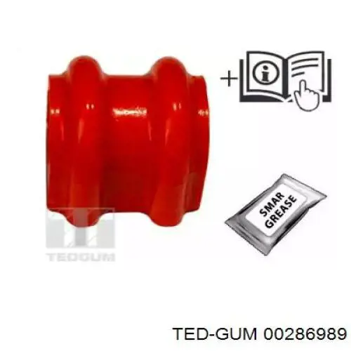 00286989 Ted-gum втулка переднего стабилизатора