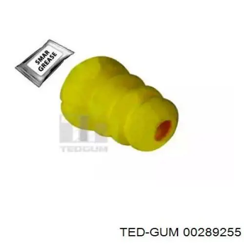 00289255 Ted-gum pára-choque (grade de proteção de amortecedor traseiro)