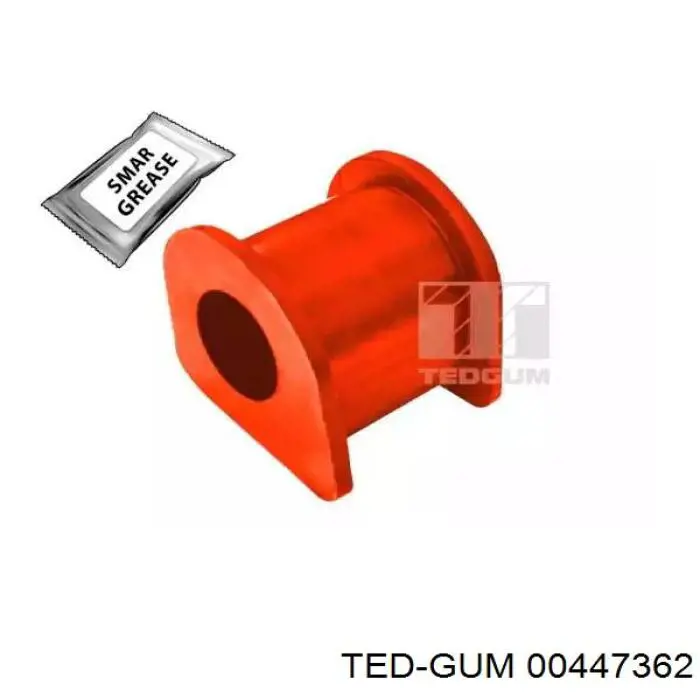 00447362 Ted-gum втулка стабилизатора переднего