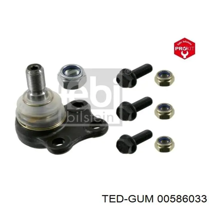 Правый сайлентблок двигателя Ted-gum 00586033 цена, от 7.24 USD