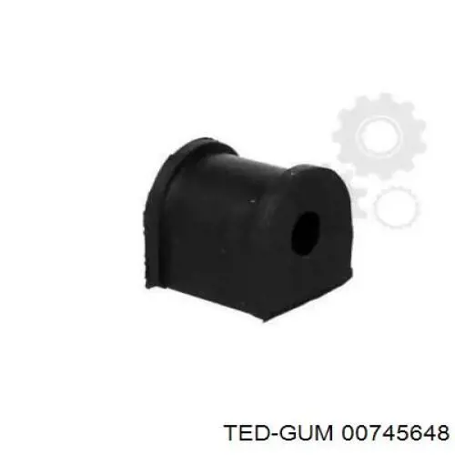 00745648 Ted-gum втулка стабилизатора заднего