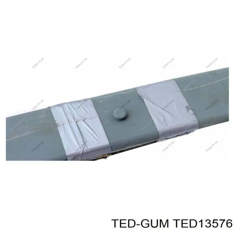 Silentblock delantero de ballesta delantera TED13576 Ted-gum