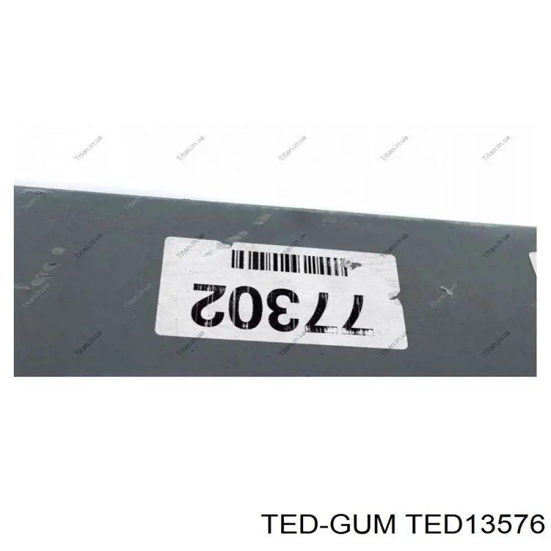 Сайлентблок задней рессоры передний TED13576 Ted-gum