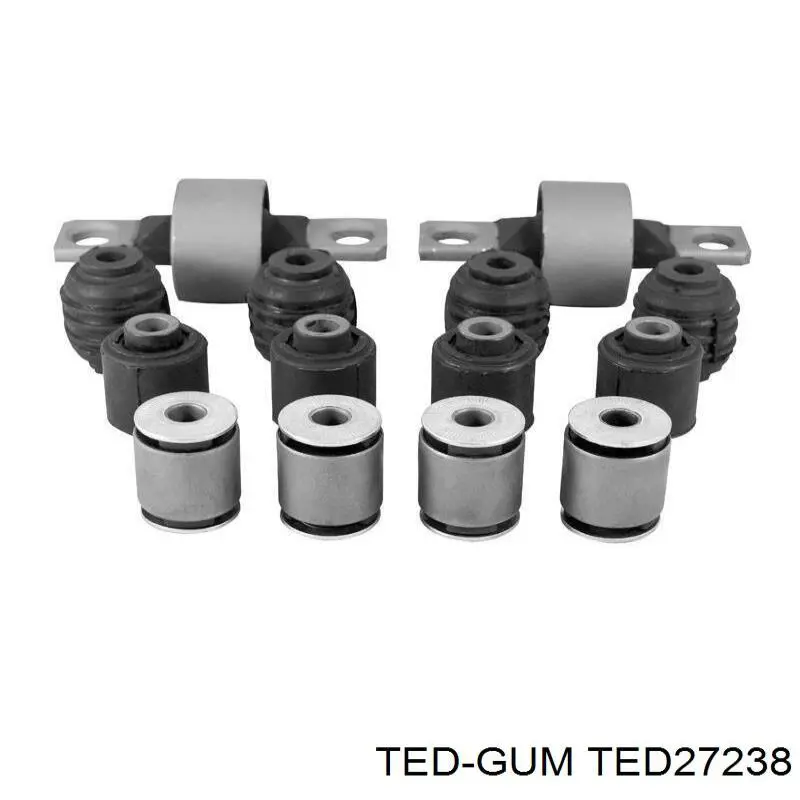Сайлентблоки задней подвески TED27238 Ted-gum