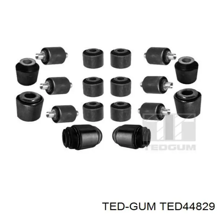 Сайлентблок заднего поперечного рычага внутренний TED44829 Ted-gum