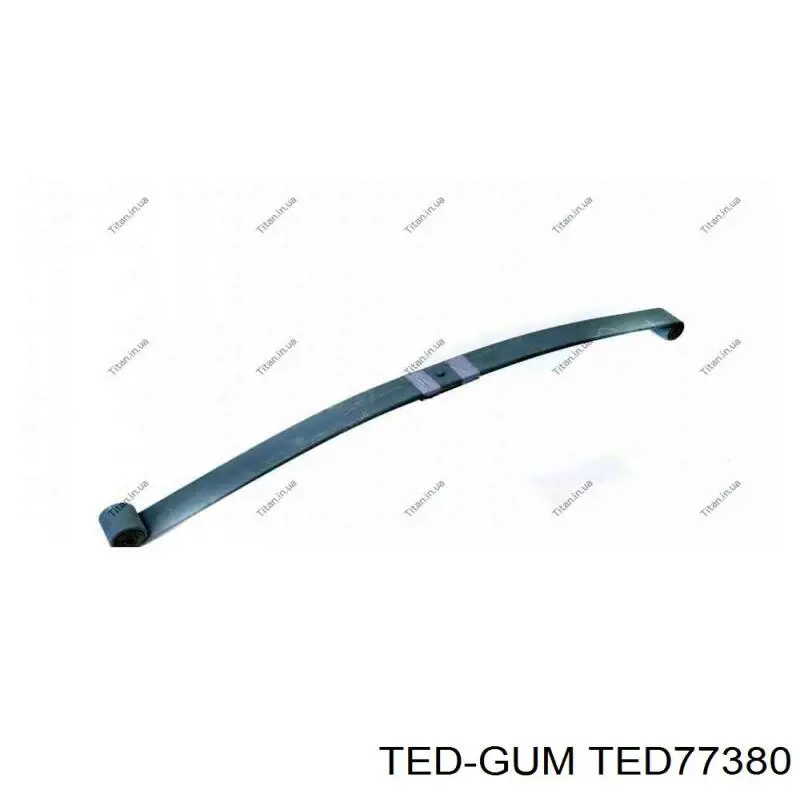 TED77380 Ted-gum bloco silencioso traseiro da suspensão de lâminas traseira