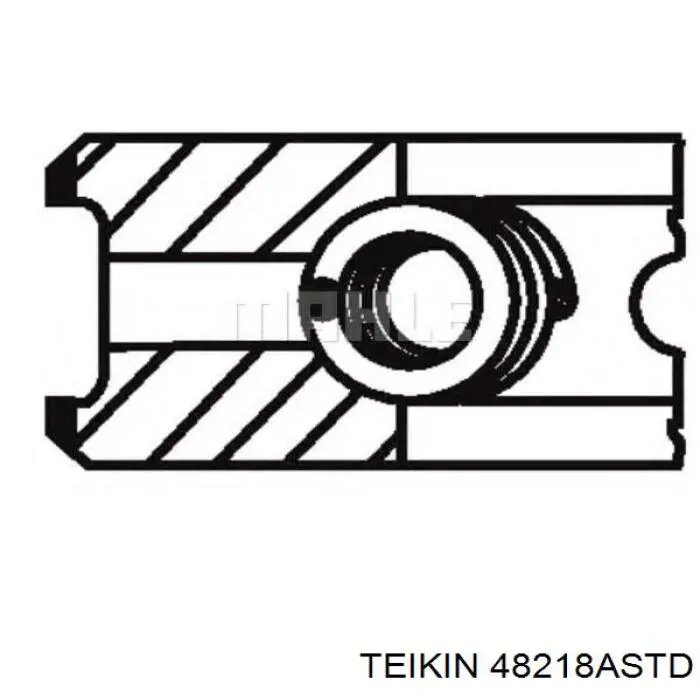 Комплект поршней Teikin 48218A цена, от 115.82 USD