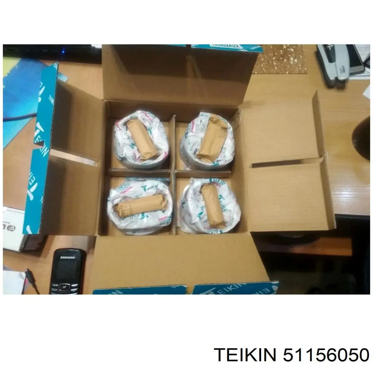 Поршень (комплект на мотор), 2-й ремонт (+0,50) Teikin 51156050 цена, от 66.12 USD