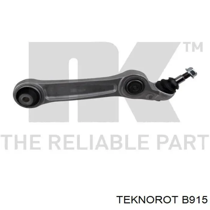 B915 Teknorot braço oscilante inferior direito de suspensão dianteira