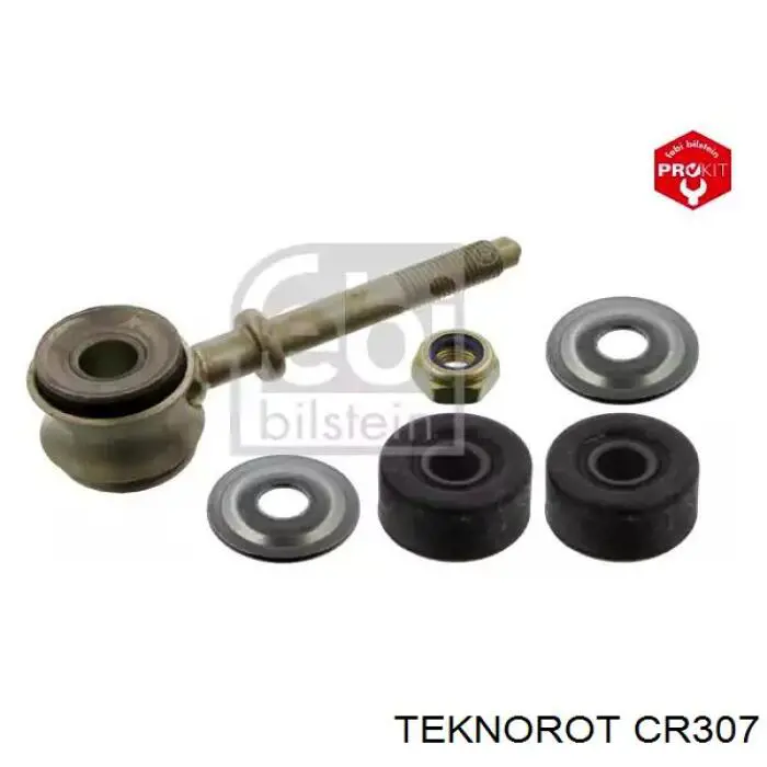 Стойка переднего стабилизатора левая CR307 Teknorot